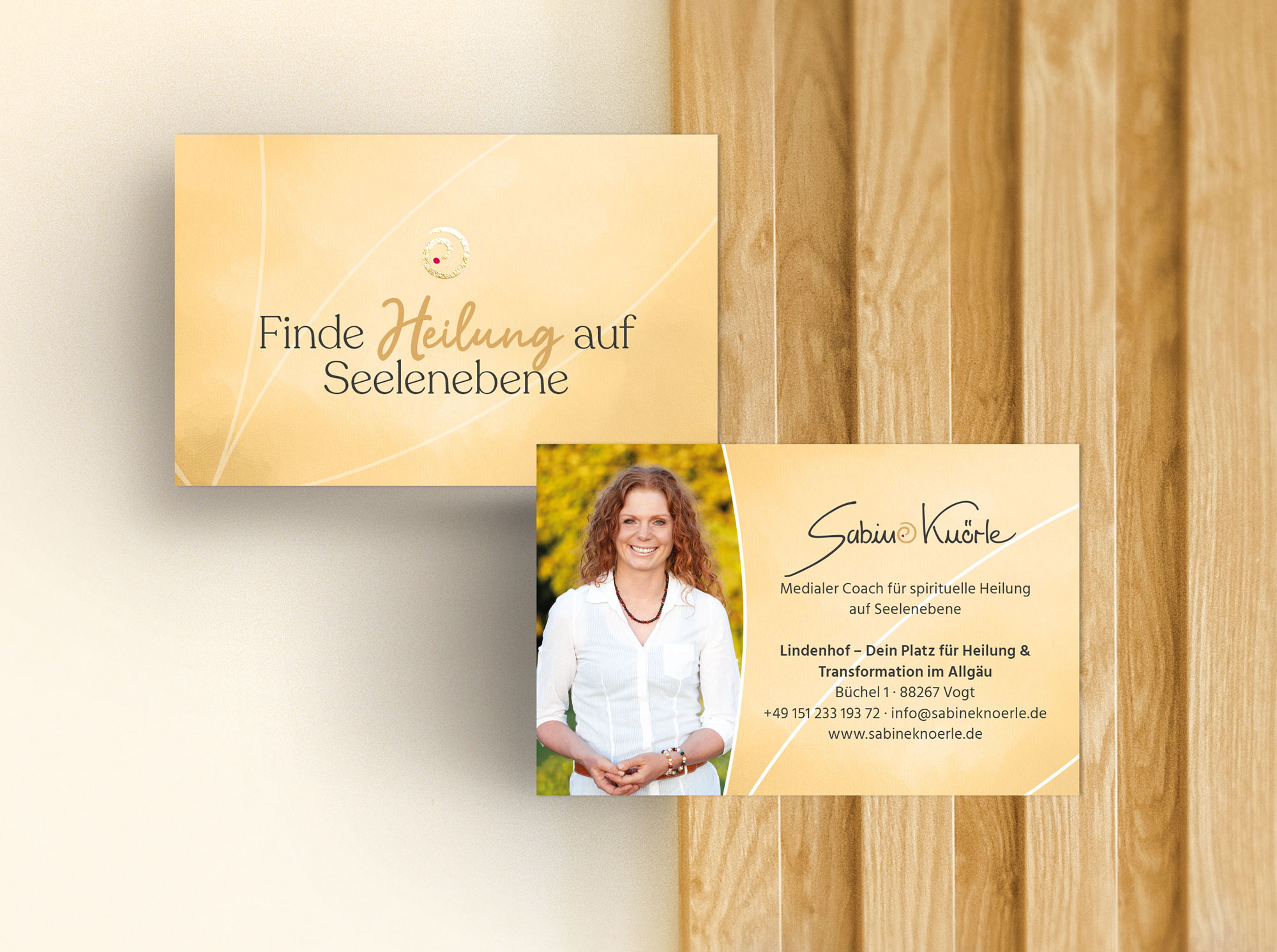 Visitenkarte Sabine Knörle - Medialer Coach für Heilung auf Seelenebene